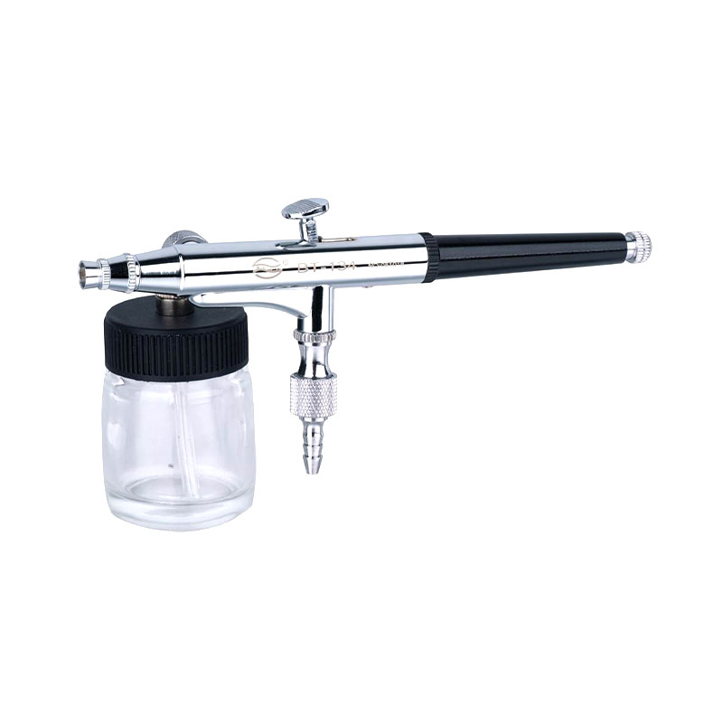 2option Double Action Cup BT-134 Airbrush se skleněnou lahví pro tělo umění, umění nehtů a zdobení dortů airbrush